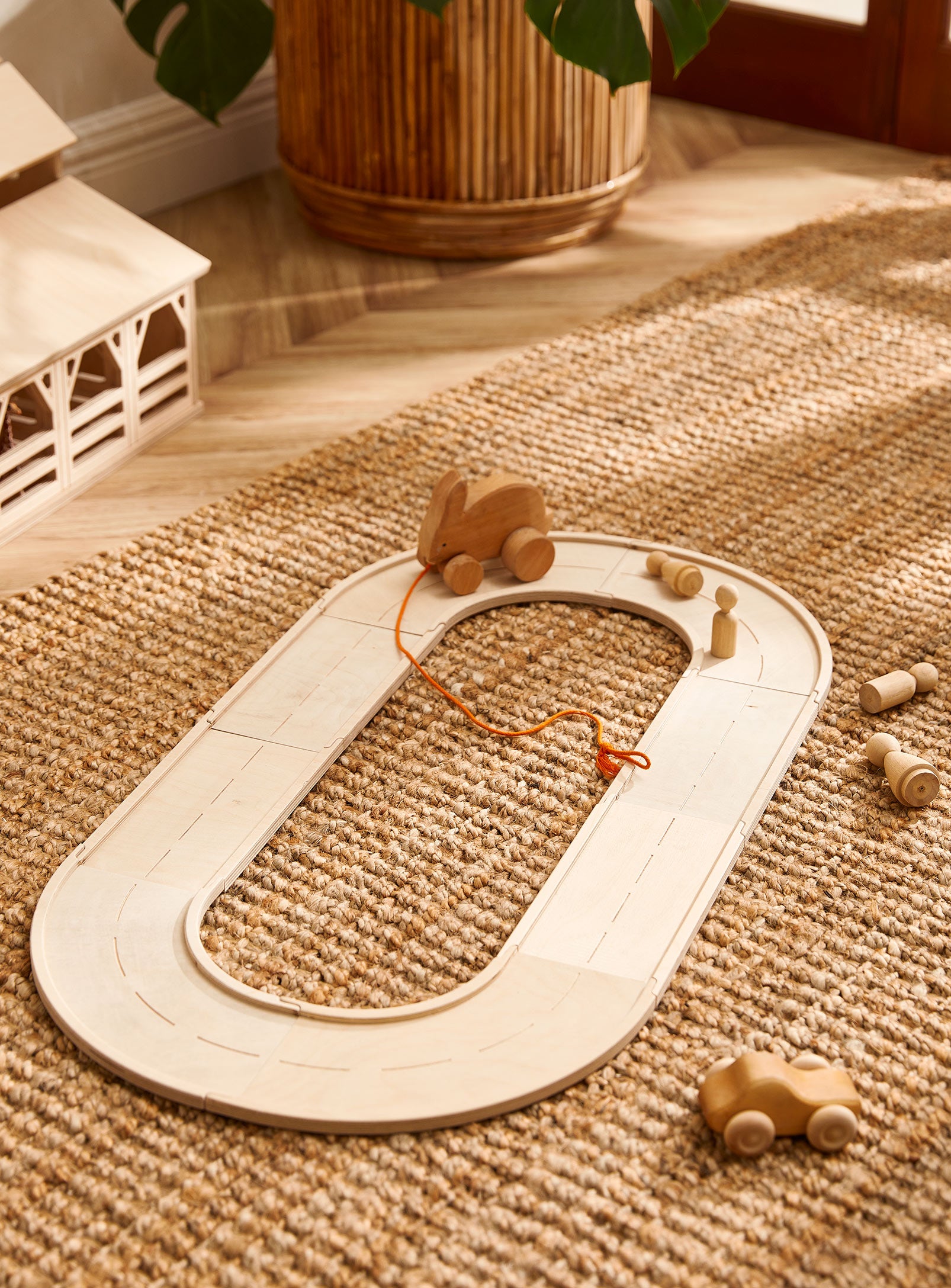 Oval Wooden Track