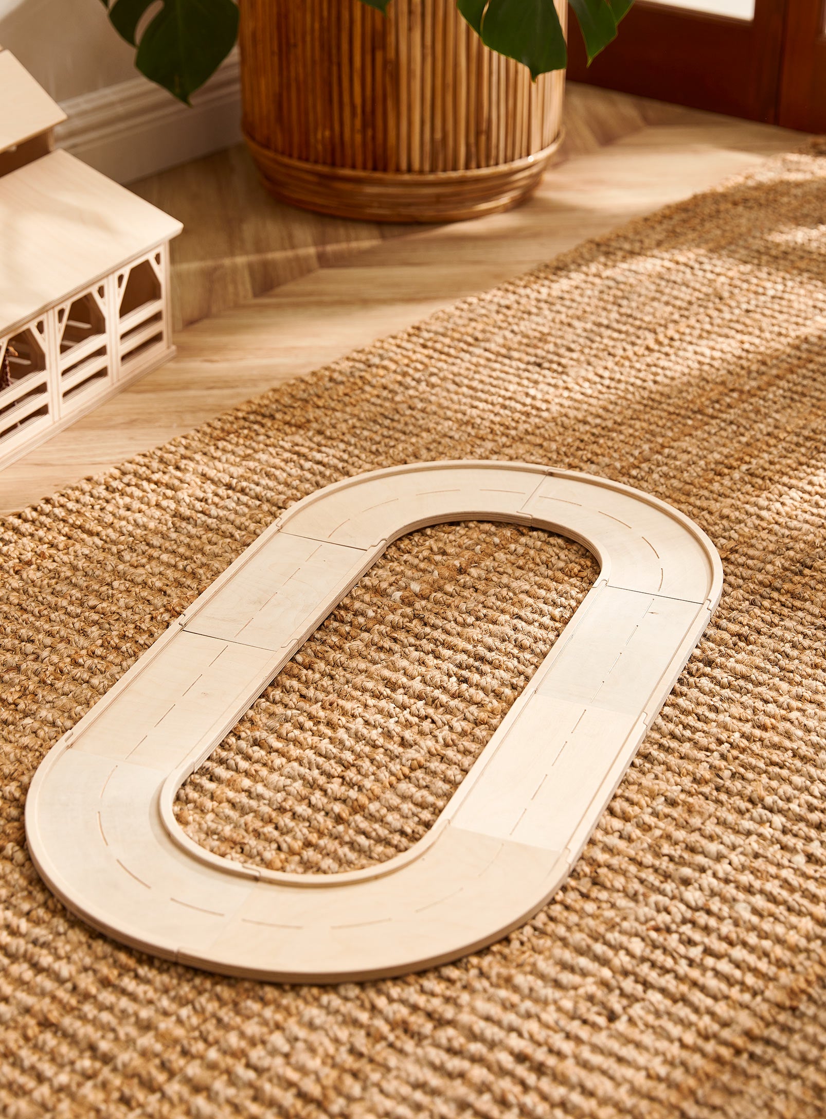 Oval Wooden Track